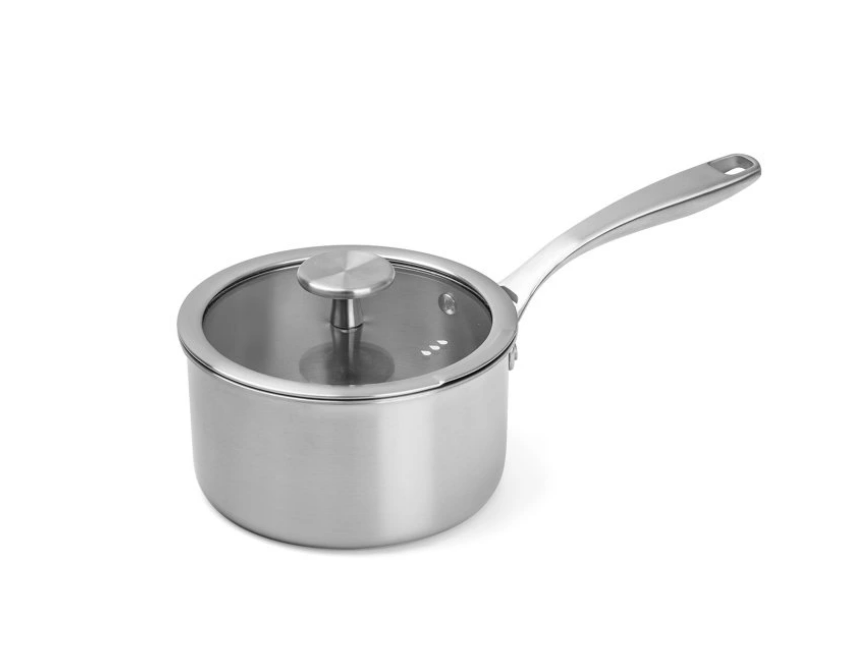 Remoska Proxima pannenset 5-delig – RVS – 1,5L / 3L / 24 cm – met glazen deksels – geschikt voor inductie