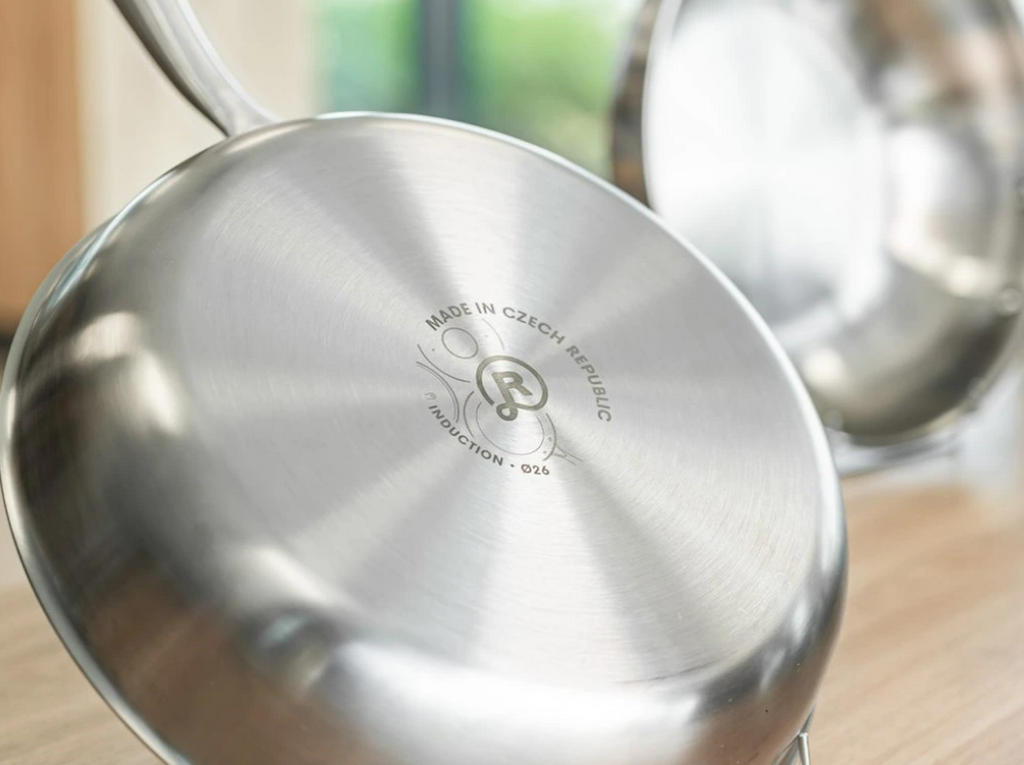 Remoska Proxima RVS koekenpan 24 cm – 3-laags staal, inductie