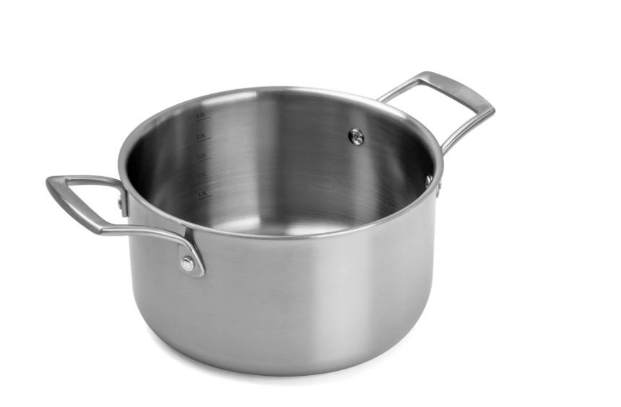 Remoska Proxima RVS kookpan 20 cm (3L) met deksel – 3-laags staal, inductie