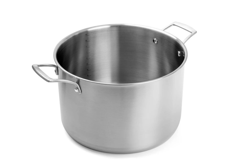 Remoska Proxima RVS kookpan 28 cm (10L) met deksel – 3-laags staal, inductie