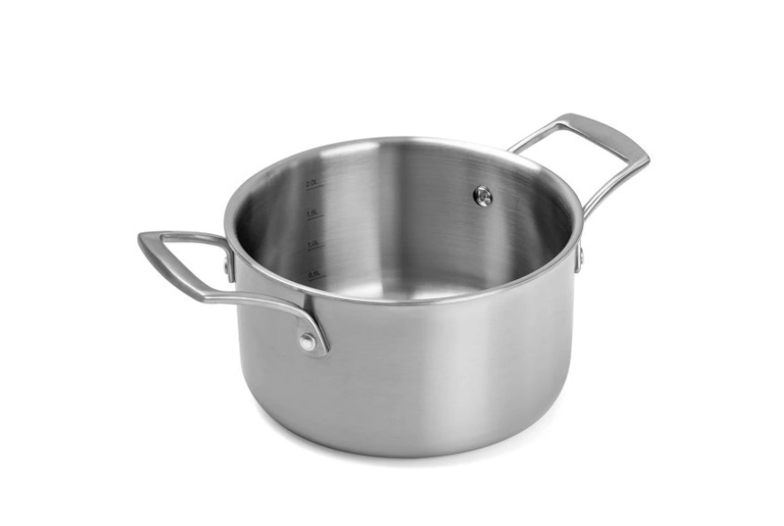 Remoska Proxima RVS kookpan 18 cm (2L) met deksel – 3-laags staal, inductie